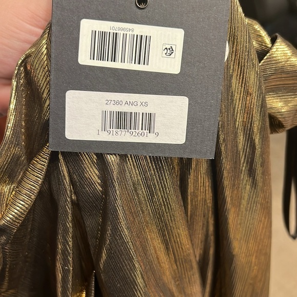 Ieena for Mac Duggal 27360 NWT Asymmetrical Front Knot Mini Dress - Picture 4 of 5